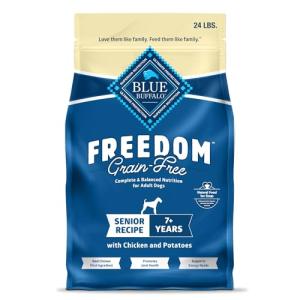 Blue Buffalo Grain-Free Senior Dog Food, Chicken & Potatoes