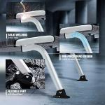 Veehoo Elevated Dog Bed for Outdoor, Cooling Waterproof Raised Dog Cots Beds for Large Dogs, Curved Off Ground Pet Hammock Cot Lifted for Outside, up to 85lbs, White Legs, Black Silver 42"