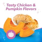 DentaLife Plus Digestive Support Dog Treats for Small and Medium Dogs 20-40 lbs., Cleans Teeth, Freshens Breath, & Supports Healthy Gut, Chicken & Pumpkin Flavor, 6 oz., 8 Chews - 6 oz. Pouch