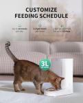PETKIT Automatic Cat Feeder, 2.4G WiFi Automatic Dog Feeder, App Control Pet Food Dispenser with Triple Fresh-Lock System, Up to 10 Meals Per Day, Schedule Feeding, Food Shortage Alert, 3L Capacity
