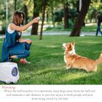 Dog Ball Thrower Launcher,Automatic Ball Launcher for Dogs with 3 Launching Distance 20-45FT,6 2.3 Inch ETPU Tennis Balls,Interactive Dog Toys Indoor Outdoor Ball Thrower Machine for Small/Medium Dogs