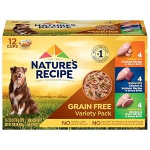 Nature’s Recipe Grain Free Wet Dog Food Variety Pack