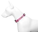 PENSEEPET Adjustable Pink Dog Collar for All Sizes