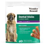 Wonder Bound Beef Dental Sticks for Large Dogs
