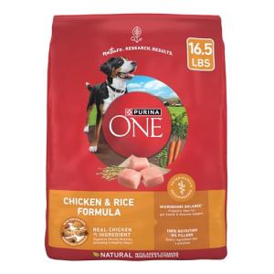 Purina ONE Chicken and Rice Dog Food 16.5 lb