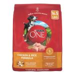 Purina ONE Chicken and Rice Dog Food 16.5 lb