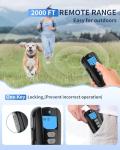 Remote Dog Training Collar - Waterproof & Adjustable