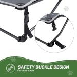 Timber Ridge Elevated Cooling Dog Bed - Grey