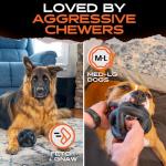 Indestructible Dog Ball for Aggressive Chewers