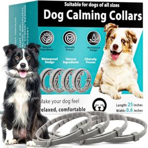 GIOVARA Calming Collars for Stress Relief - 4 Pack