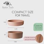 Barkin’ Trails Portable Dog Travel Bowl - Mocha