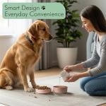 Barkin’ Trails Portable Dog Travel Bowl - Mocha