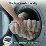 Luxury Donut Dog Bed - 36 Inch Round Oatmeal