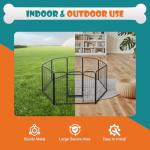 Portable 32-Inch Dog Playpen for Small Pets