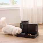 ZOMISIA 2-in-1 Gravity Dog Food & Water Dispenser