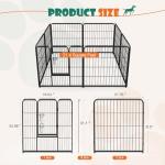Portable 32-Inch Dog Playpen for Small Pets