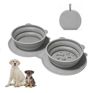 BaiKevin Collapsible Dog Bowl with Carabiner Clip