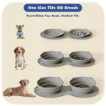 BaiKevin Collapsible Dog Bowl with Carabiner Clip