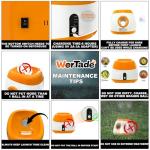 Wortade Automatic Dog Ball Launcher with Remote