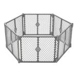 Customizable 6-Panel Folding Dog Playpen 26" Tall