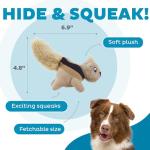 Outward Hound 3-Pack Squeaky Squirrel Dog Toys