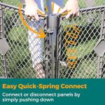 Customizable 6-Panel Folding Dog Playpen 26" Tall