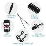 PetBonus Reflective No-Pull Dog Leash for Large Dogs