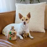Outward Hound 3-Pack Squeaky Squirrel Dog Toys