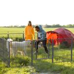 Heavy Duty Folding Dog Playpen with Door