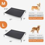Elevated Cooling Dog Bed for Medium Dogs