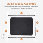 Elevated Cooling Dog Bed for Medium Dogs