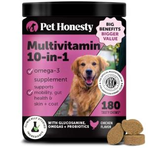 10-in-1 Dog Multivitamins for Health and Coat