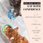 Travel Dog Bowls with Lids - 30 Oz Set