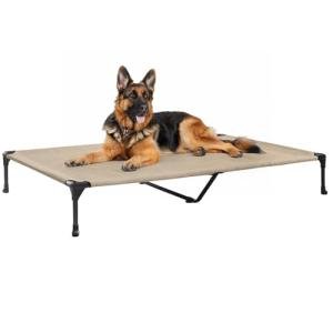 Large Elevated Dog Bed with Cooling Mesh