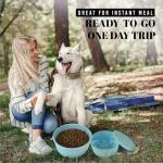 Travel Dog Bowls with Lids - 30 Oz Set