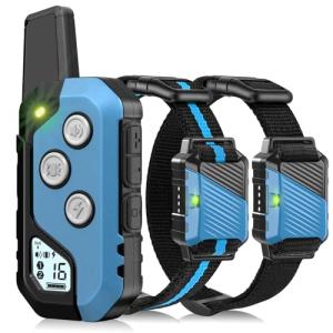 Dual Dog Training Collar with Remote, Waterproof
