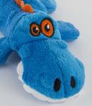 goDog Gator Dog Toy - Just For Me, Blue