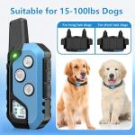Dual Dog Training Collar with Remote, Waterproof