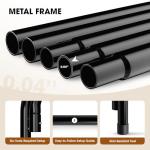 Czpalo Elevated Dog Bed with Removable Cushion