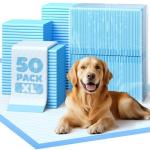 50-Pack Extra Large Leakproof Dog Pee Pads