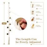 Handwoven Dog Doorbell with 6 Loud Bells