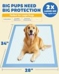 50-Pack Extra Large Leakproof Dog Pee Pads