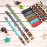 Didog Soft Leather Dog Collar for Small Dogs