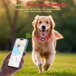GPS Dog Collar Tracker for Small Dogs - Red