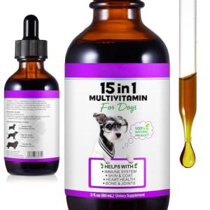 15-in-1 Liquid Multivitamin Drops for Dogs