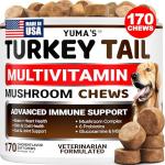 Turkey Tail Mushroom Chews for Dogs - 170 Count