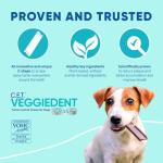 Virbac C.E.T. VEGGIEDENT Tartar Control Chews, Extra Small