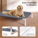 ZOMISIA Elevated Dog Bed for Large Pets