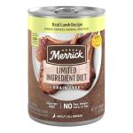Merrick Grain-Free Lamb Wet Dog Food, 12 Cans