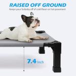 Heeyoo Cooling Elevated Dog Bed with Chew Proof Mesh